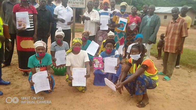 Promotion de l'égalité des sexes, de l'autonomisation des femmes et amélioration durable des conditions de vie des femmes membre des organisations paysannes dans le territoire de Libenge dans la Province du Sud Ubangi