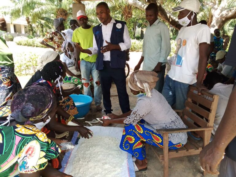 Appui à la sécurité alimentaire et nutritionnelle et au renforcement des moyens d’existence résilients des communautés locales dans les provinces du Nord et Sud-Ubangi : volet gestion post récolte dans le territoire de Libenge