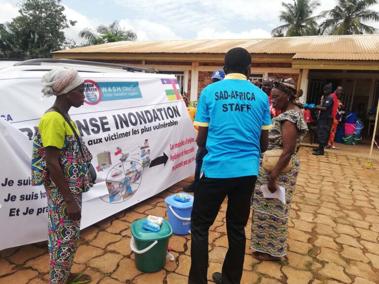 La Réponse d'Urgence aux Inondations à Bangui : SAD AFRICA Vient en Aide au 2e Arrondissement.